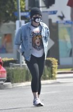 KELLY OSBOURNE with Face Mask Out Shopping Eggs in Los Angeles 03/26/2020