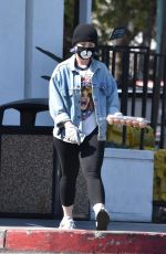KELLY OSBOURNE with Face Mask Out Shopping Eggs in Los Angeles 03/26/2020