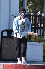 KELLY OSBOURNE with Face Mask Out Shopping Eggs in Los Angeles 03/26/2020