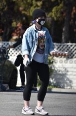 KELLY OSBOURNE with Face Mask Out Shopping Eggs in Los Angeles 03/26/2020