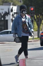 KELLY OSBOURNE with Face Mask Out Shopping Eggs in Los Angeles 03/26/2020