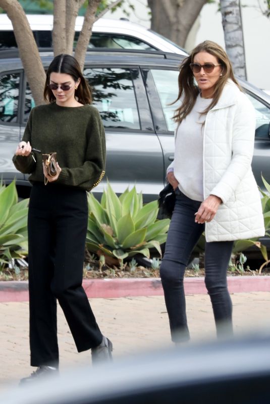 KENDALL and CAITLYN JENNER Out for Lunch in Malibu 03/01/2020