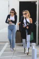 KENDALL JENNER and HAILEY BIEBER at Goyard in Beverly Hills 02/29/2020