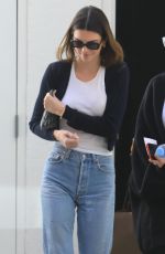 KENDALL JENNER and HAILEY BIEBER at Goyard in Beverly Hills 02/29/2020