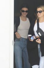 KENDALL JENNER and HAILEY BIEBER at Goyard in Beverly Hills 02/29/2020