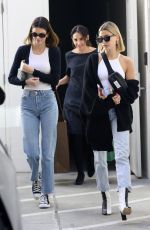 KENDALL JENNER and HAILEY BIEBER at Goyard in Beverly Hills 02/29/2020