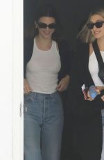KENDALL JENNER and HAILEY BIEBER at Goyard in Beverly Hills 02/29/2020