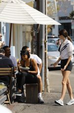 KENDALL JENNER and Zack Bia Out for Lunch at Melrose Place in Los Angeles 03/05/2020