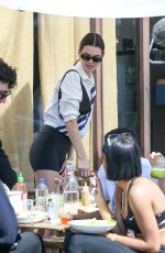KENDALL JENNER and Zack Bia Out for Lunch at Melrose Place in Los Angeles 03/05/2020