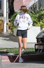 KENDALL JENNER in Tight Shorts Leaves Cha Cha Matcha in West Hollywood 03/02/2020