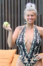 KERRY KATON in Swimsuit at a Pool in Maldives 03/10/2020