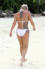 KERRY KATONA in Bikini on the Beach in Maldives 03/17/2020