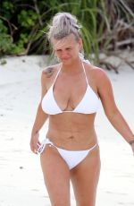 KERRY KATONA in Bikini on the Beach in Maldives 03/17/2020