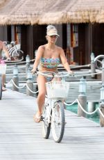 KERRY KATONA Riding a Bicycle Around Ayada in Maldives 03/15/2020