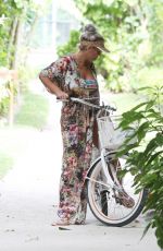 KERRY KATONA Riding a Bicycle Around Ayada in Maldives 03/15/2020