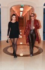 KIM and KOURTNEY KARDASHIAN Out and About in Paris 03/02/2020