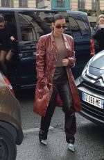 KIM and KOURTNEY KARDASHIAN Out at Paris Fashion Week 03/02/2020