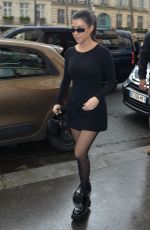 KIM and KOURTNEY KARDASHIAN Out at Paris Fashion Week 03/02/2020