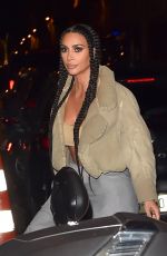 KIM KARDASHIAN at La Piaf in Paris 03/02/2020