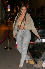 KIM KARDASHIAN at La Piaf in Paris 03/02/2020