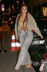 KIM KARDASHIAN at La Piaf in Paris 03/02/2020