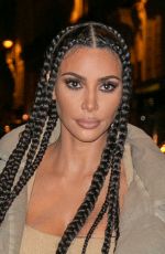 KIM KARDASHIAN at La Piaf in Paris 03/02/2020