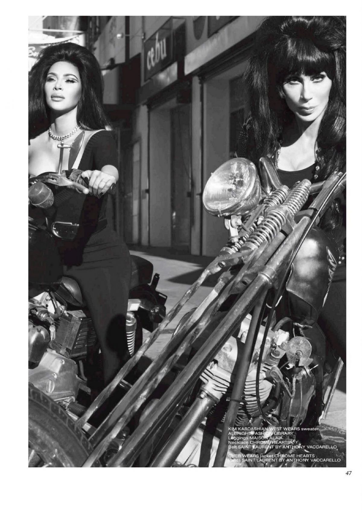 Kim Kardashian, Cher, Naomi Campbell Model for CR Fashion Book Cover  Together