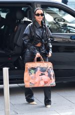 KIM KARDASHIAN Out and About in Paris 03/03/2020