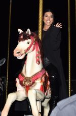 KOURTNEY KARDASHIA Riding on a Carousel in Paris 03/02/2020