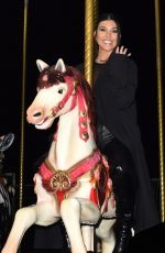 KOURTNEY KARDASHIA Riding on a Carousel in Paris 03/02/2020