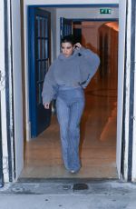 KOURTNEY KARDASHIAN Heading to The Yeezy Season 8 Show in Paris 03/02/2020