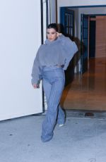 KOURTNEY KARDASHIAN Heading to The Yeezy Season 8 Show in Paris 03/02/2020