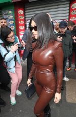 KOURTNEY KARDASHIAN Leaves Kanye West’s Sunday Service at Theatre des Bouffes du Nord in Paris 03/01/2020