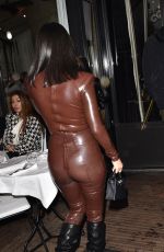 KOURTNEY KARDASHIAN Leaves Kanye West’s Sunday Service at Theatre des Bouffes du Nord in Paris 03/01/2020