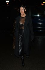 KOURTNEY KARDASHIAN Out and About in Paris 03/02/2020