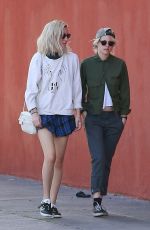 KRISTEN STEWART and DYLAN MEYER Out for Lunch in Los Feliz 03/08/2020