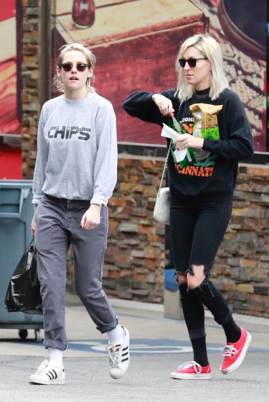 KRISTEN STEWART and DYLAN MEYER Out in Los Feliz 03/09/2020
