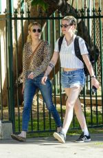 KRISTEN STEWART and EMMA ROBERTS Out in Los Feliz 03/03/2020