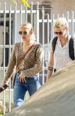 KRISTEN STEWART and EMMA ROBERTS Out in Los Feliz 03/03/2020