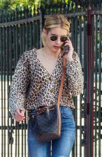 KRISTEN STEWART and EMMA ROBERTS Out in Los Feliz 03/03/2020