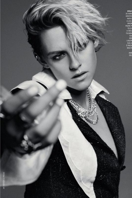 KRISTEN STEWART in Marie Claire Magazine, Italy April 2020