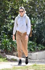 KRISTEN STEWART Out Hiking in Los Feliz 03/08/2020