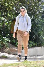 KRISTEN STEWART Out Hiking in Los Feliz 03/08/2020