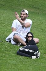 KRISTEN STEWART Out with Friends at a Park in Los Feliz 03/21/2020
