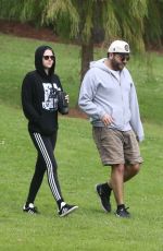 KRISTEN STEWART Out with Friends at a Park in Los Feliz 03/21/2020