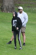 KRISTEN STEWART Out with Friends at a Park in Los Feliz 03/21/2020
