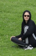 KRISTEN STEWART Out with Friends at a Park in Los Feliz 03/21/2020