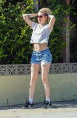 KRISTENS TEWART in Daisy Dukes Out in Los Feliz 03/03/2020