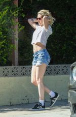 KRISTENS TEWART in Daisy Dukes Out in Los Feliz 03/03/2020