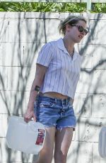 KRISTENS TEWART in Daisy Dukes Out in Los Feliz 03/03/2020